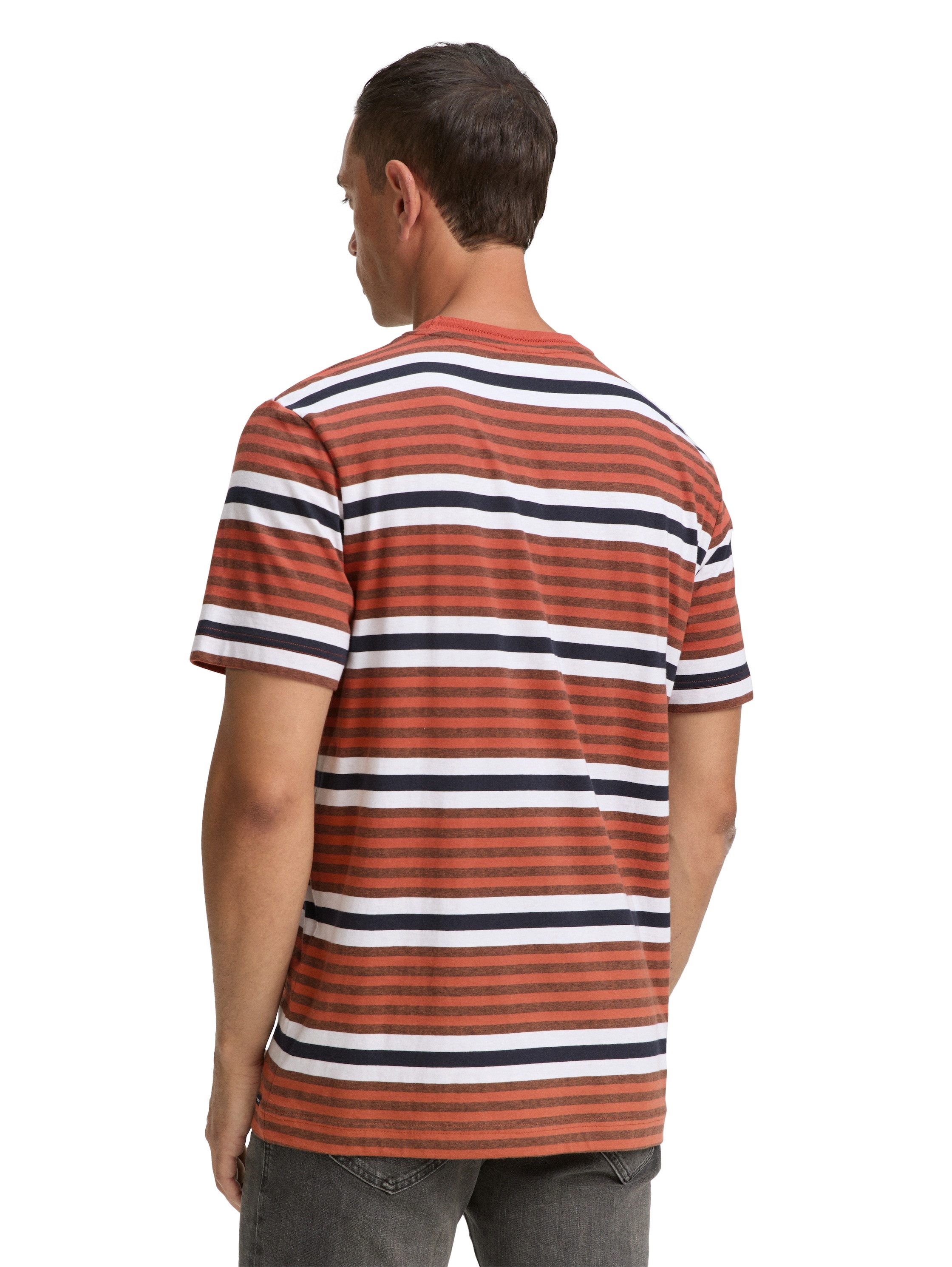 TOM TAILOR T-Shirt im Streifen-Look günstig online kaufen