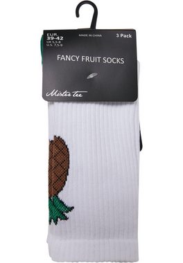 MisterTee Basicsocken MisterTee Unisex Fancy Fruit Socks 3-Pack (1-Paar)