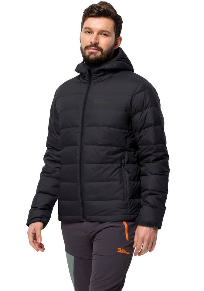 Jack Wolfskin Funktionsjacke ATHER DOWN HOODY M mit 700er-Daunenfüllung für  Alltagsabenteuer in kalten Gefilden