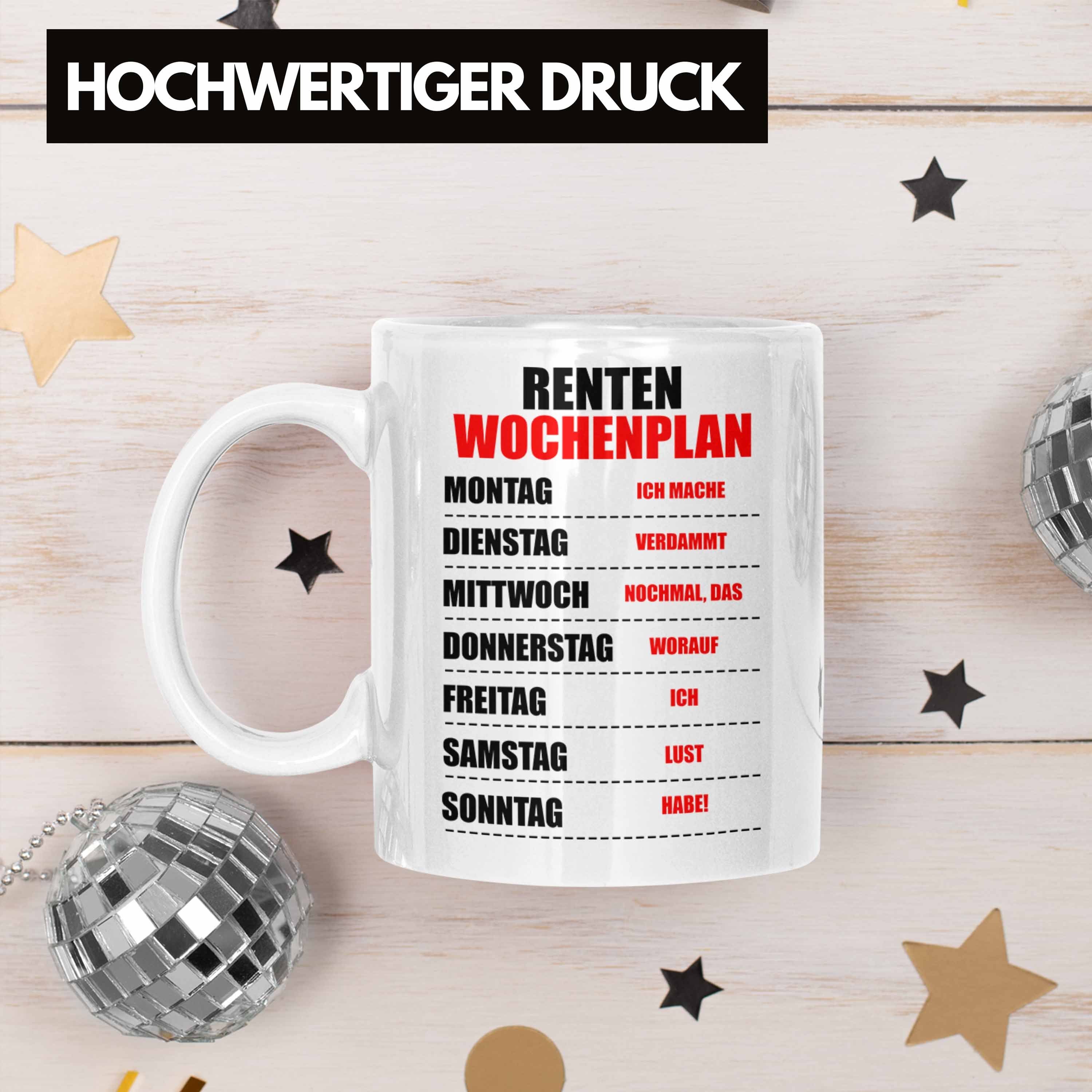 Trendation Tasse Trendation - Renter Tasse Ruhestand Geschenk Rente für Mann Frau Lusti