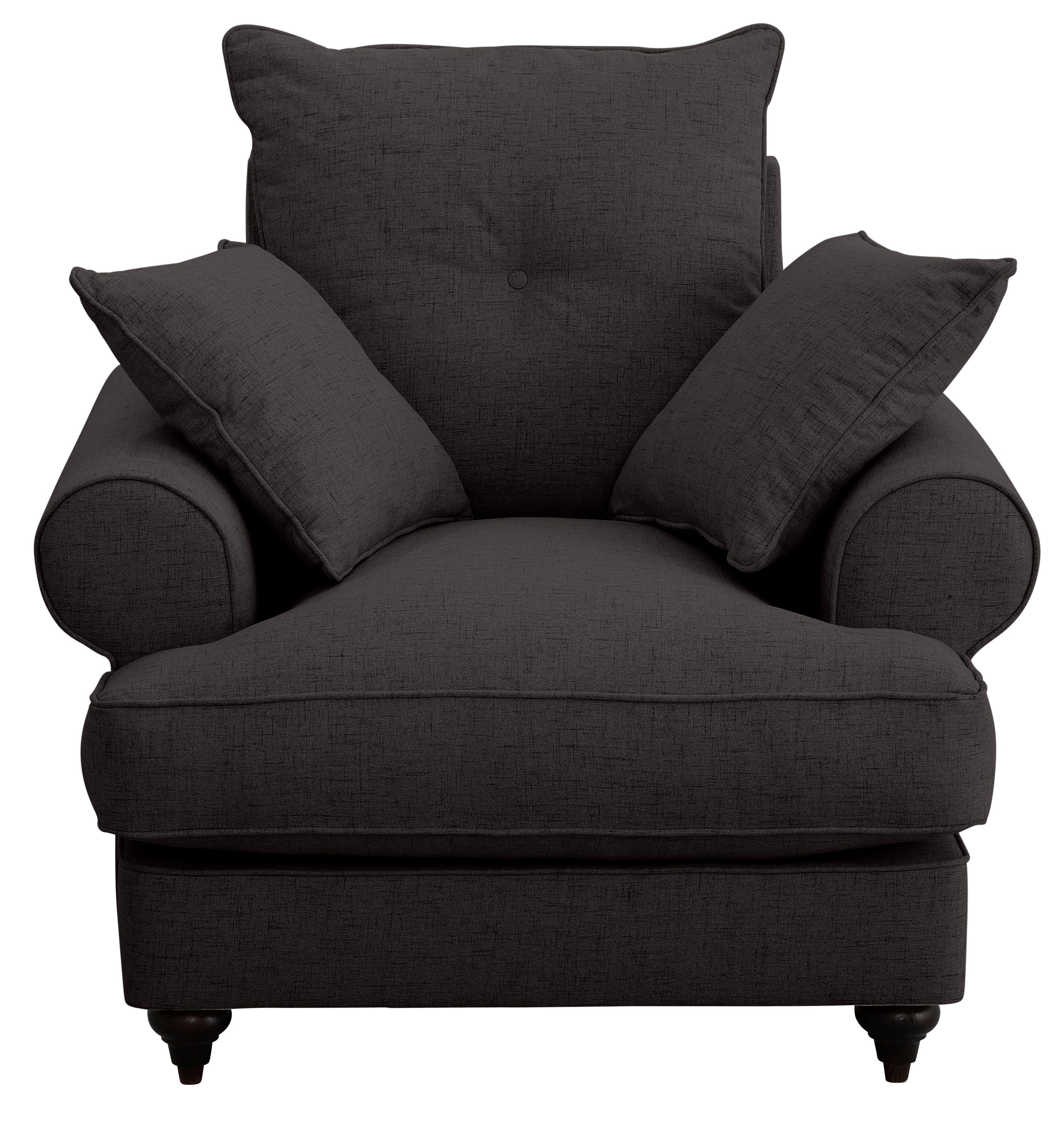 Home affaire Farben Bloomer, erhältlich mit hochwertigem Sessel brown dark Kaltschaum, in verschiedenen