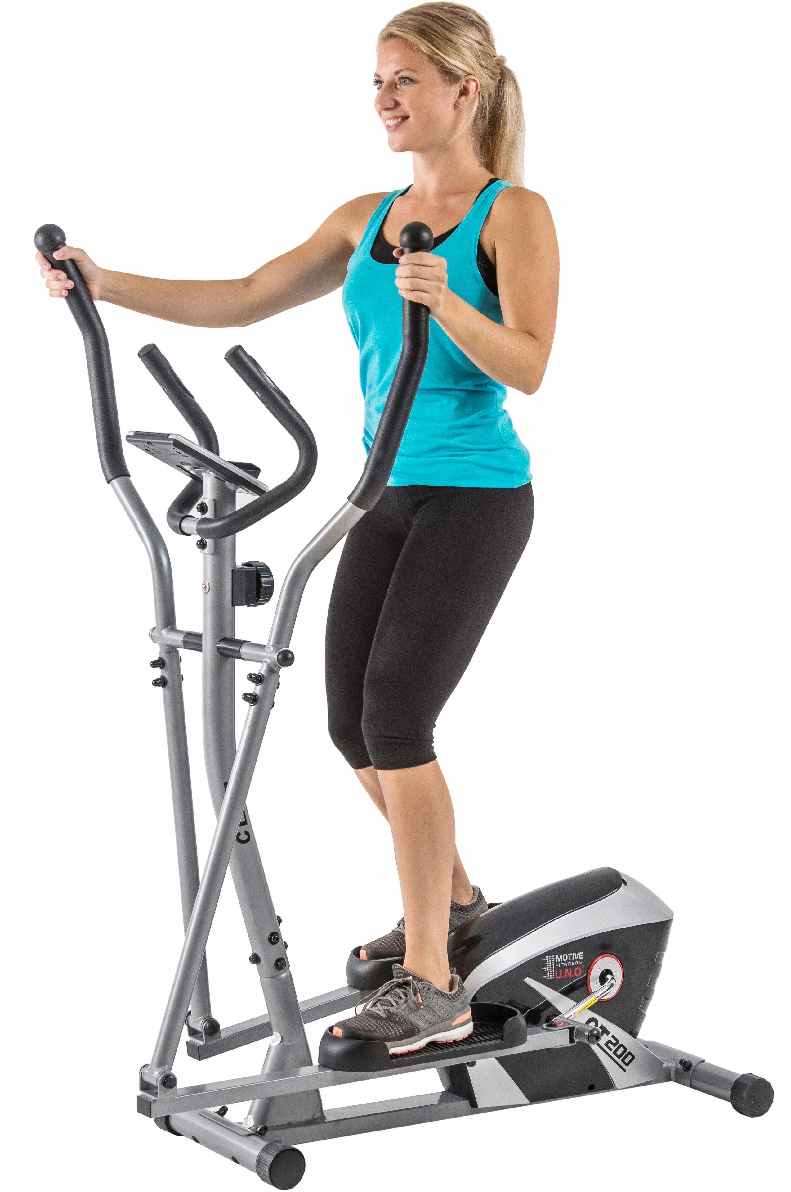MOTIVE FITNESS by U.N.O. Crosstrainer CT 200 (Fitnessgerät), 110 kg max. Benutzergewicht