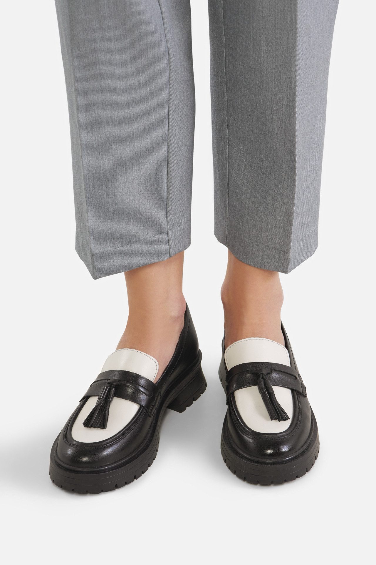 LASOCKI Damen Mokassins von LASOCKI in Schwarz – Klassische Loafers Mokassin