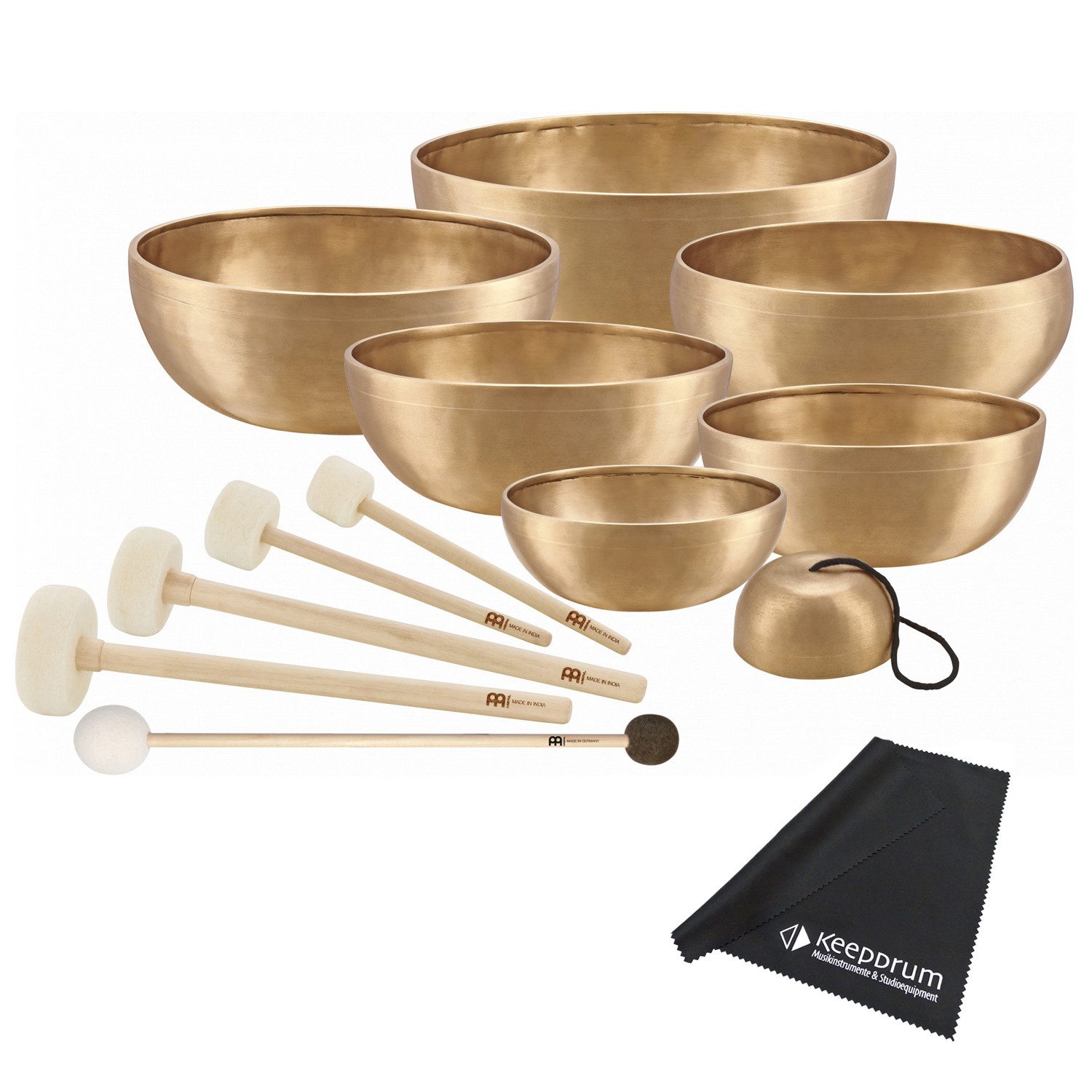 Meinl Sonic Energy Klangschalen Chakra Set,inkl Schlägel, und Reinigungstuch