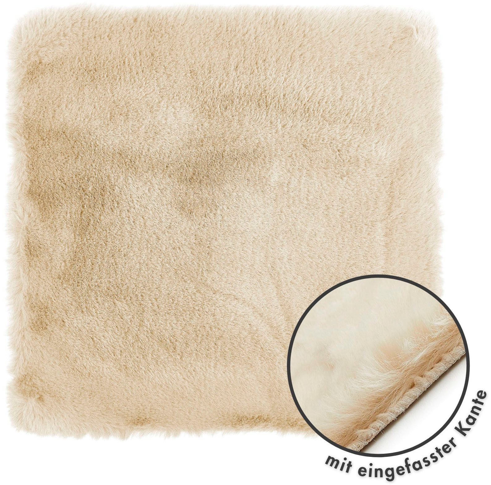 LUXOR living Stuhlkissen Sitzauflage Calais, Kunstfell, günstig online kaufen