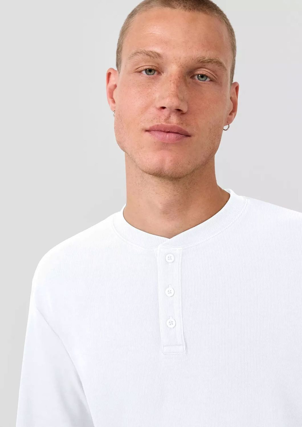 QS Longsleeve Longsleeve gerippt, regular Fit günstig online kaufen