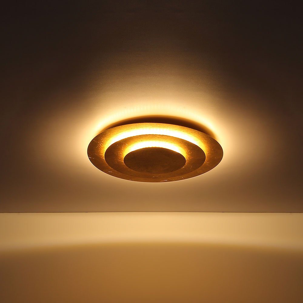 Wohnzimmerlampe Globo Deckenlampe Deckenleuchte Deckenleuchte, D LED LED gold Schlafzimmerlampe