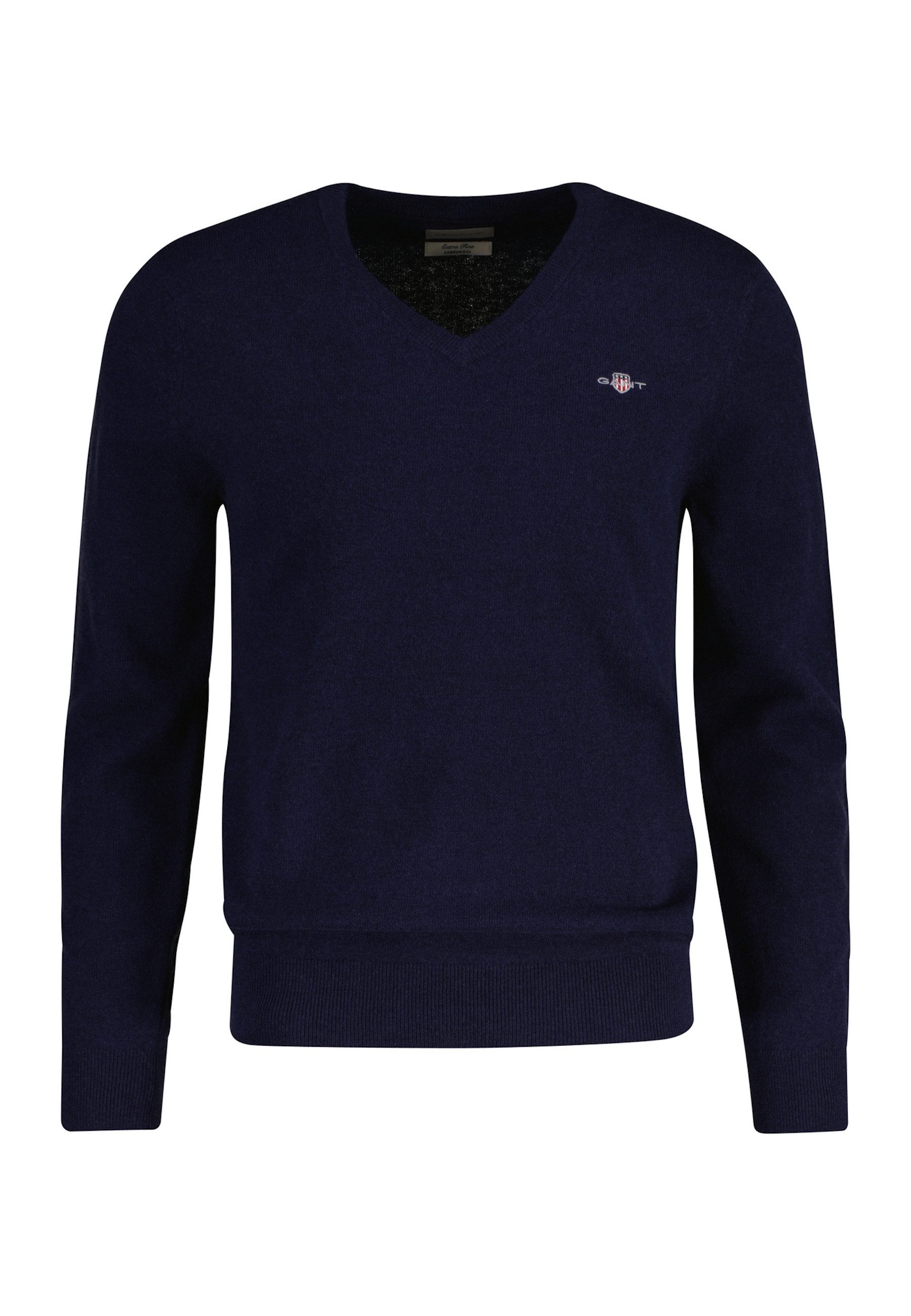 Gant Strickpullover Pullover Strickpullover V-Neck (1-tlg)