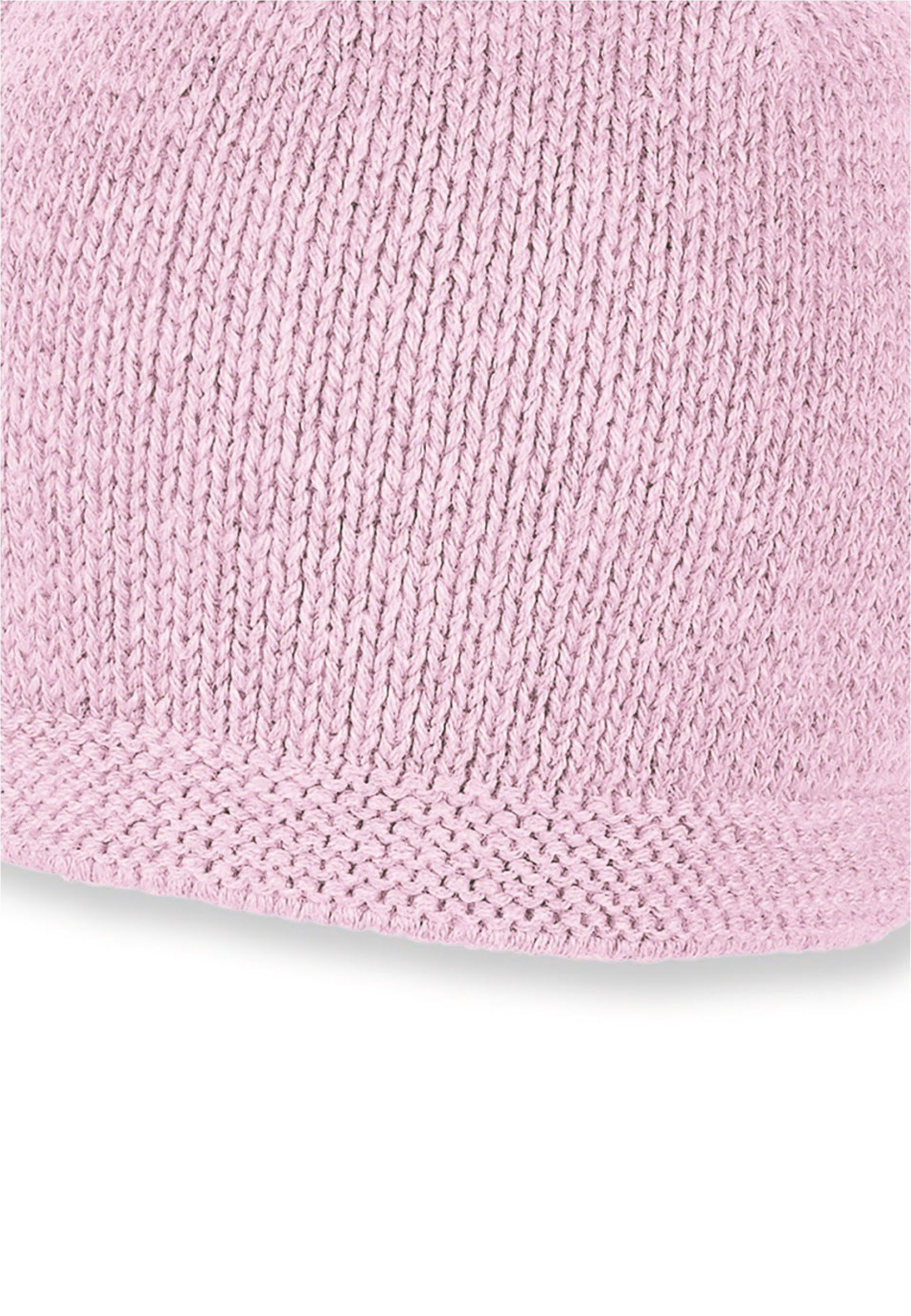 Sterntaler® Strickmütze OCS Strickmütze (1-St) Strick Beanie Kinder aus weicher Baumwolle unifarben – Bild 2 von 5