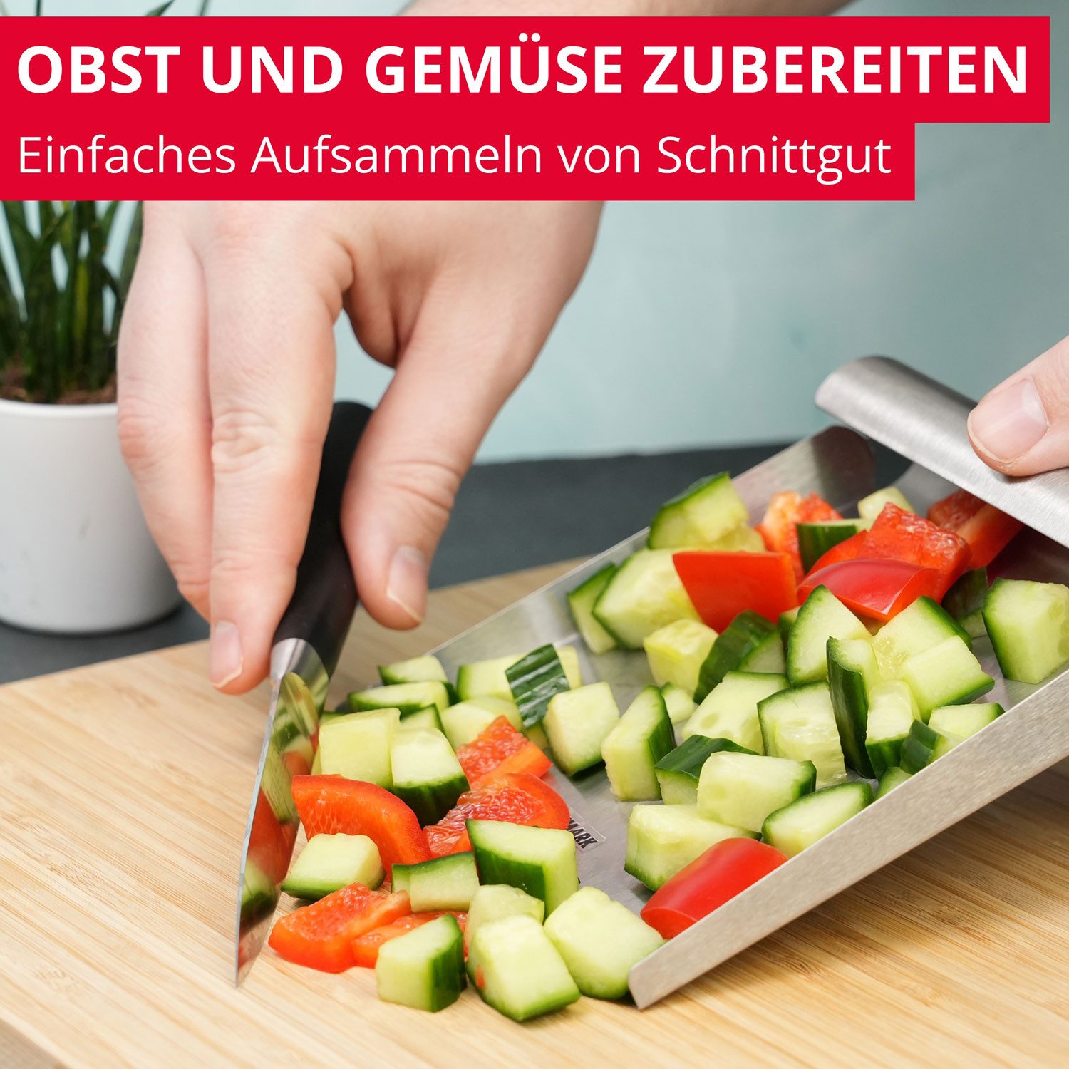 WESTMARK Küchenschaufel / Gemüseschaufel, hochwertig, ideal für die Zubereitung von Obst und