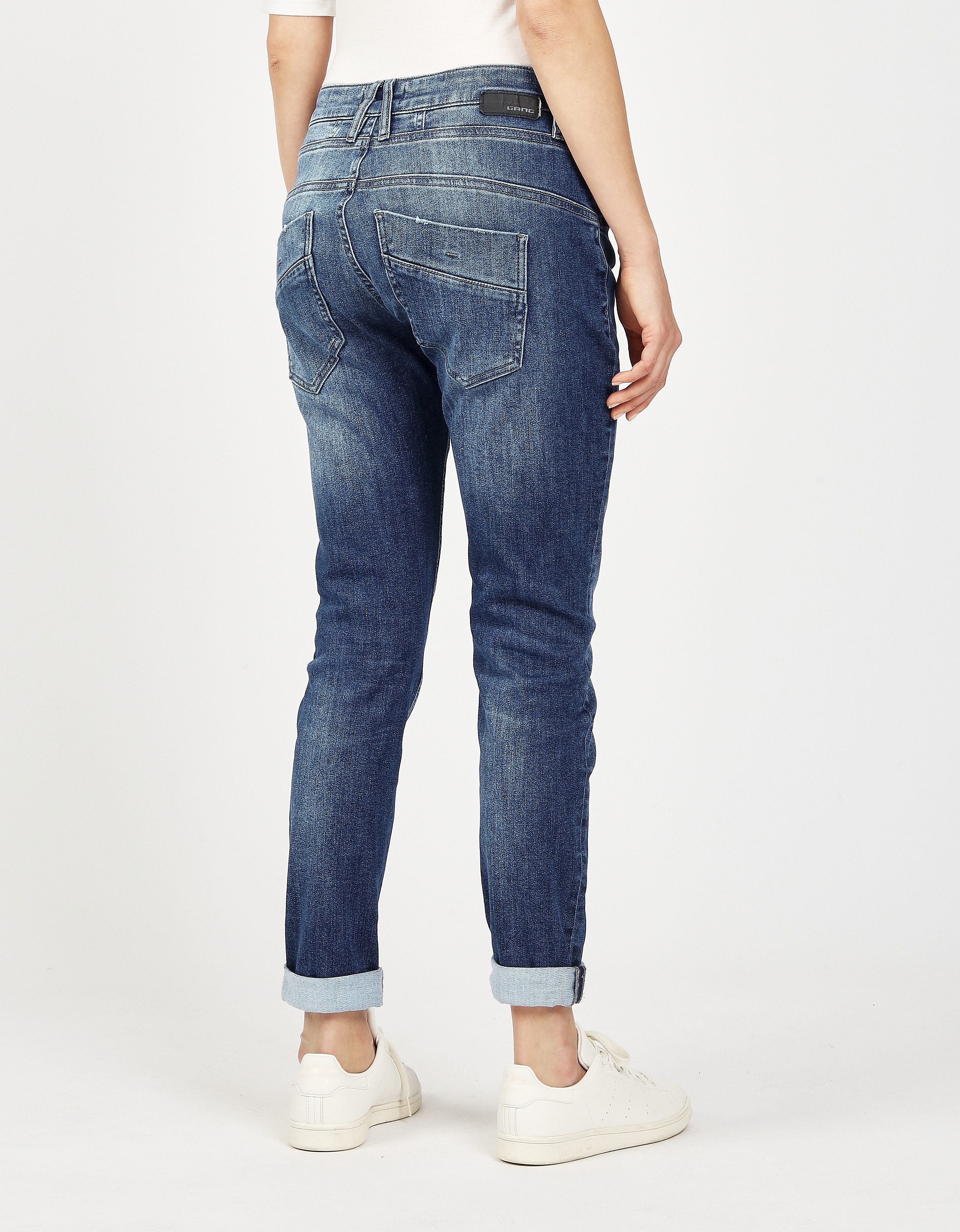 GANG 5-Pocket-Jeans 94GERDA aus Sweat Denim, Relaxed Fit günstig online kaufen