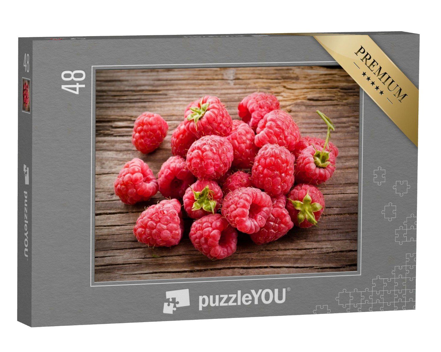 puzzleYOU Puzzle Frisches Bio-Obst, 48 Puzzleteile, puzzleYOU-Kollektionen Obst, Essen und Trinken