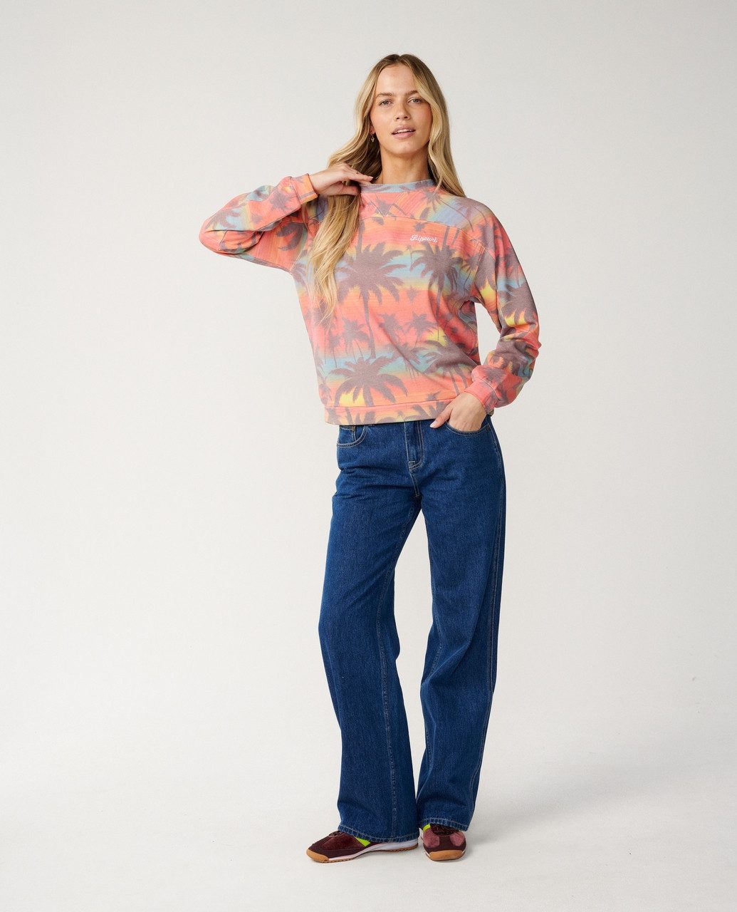 Rip Curl Sweatshirt Retro Swell Crew Sweater
