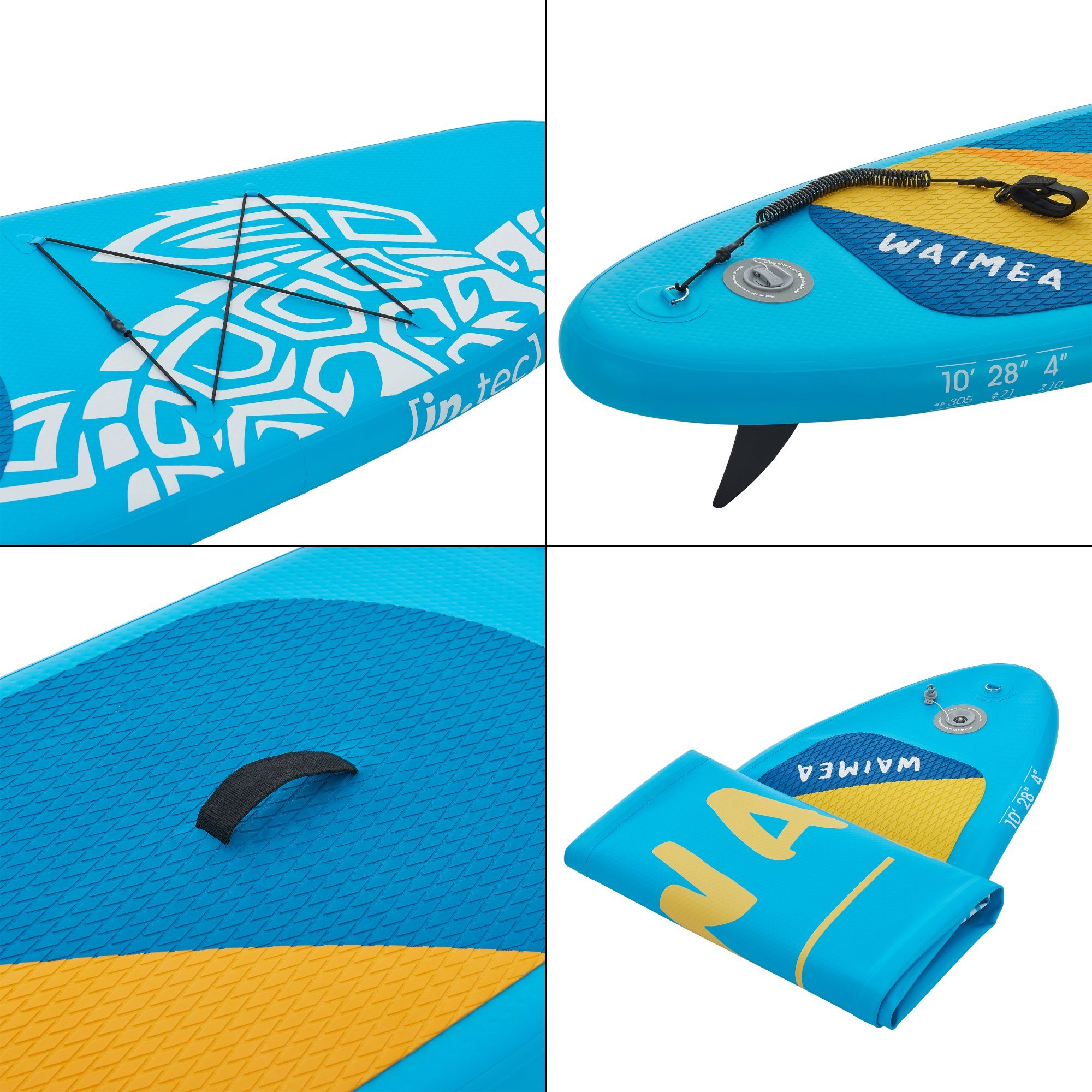 71 10 305 in.tec cm Paddleboard x »Waimea« SUP-Board, x Blau