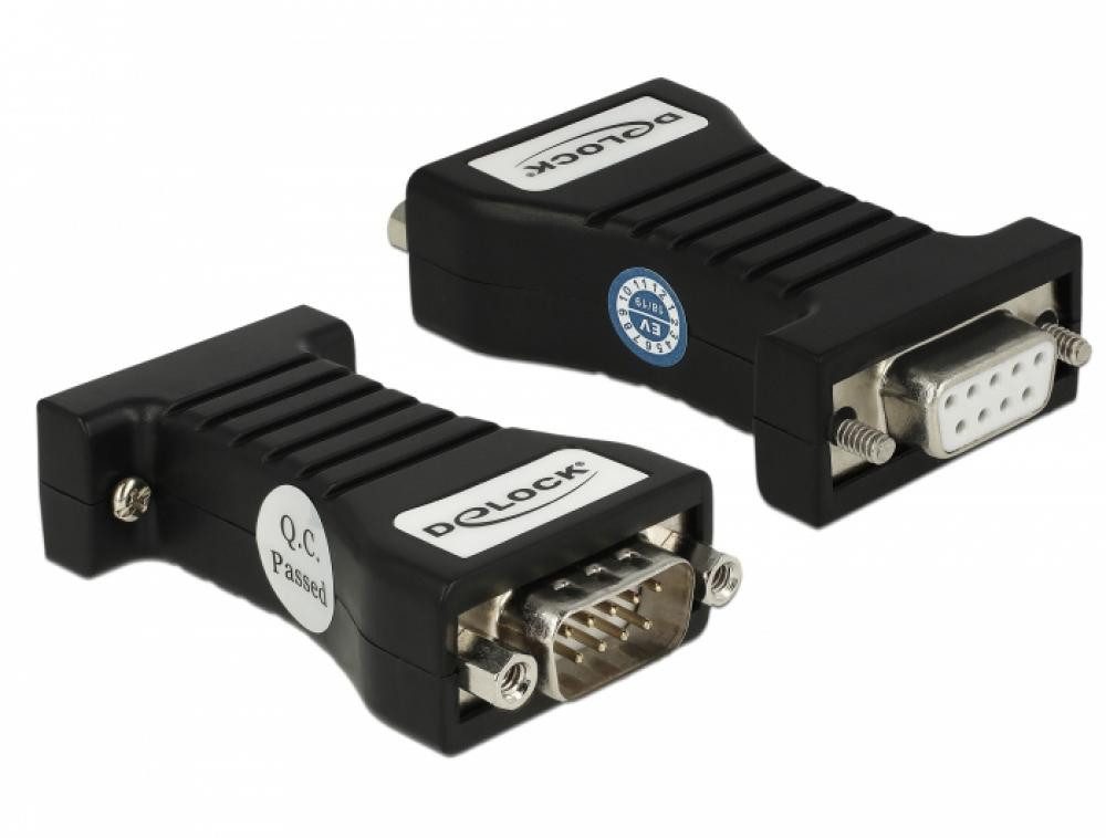 Delock Isolator 1x Seriell RS-232 DB9 Buchse - 1x Seriell RS-232 DB9 Stecker Computer-Kabel