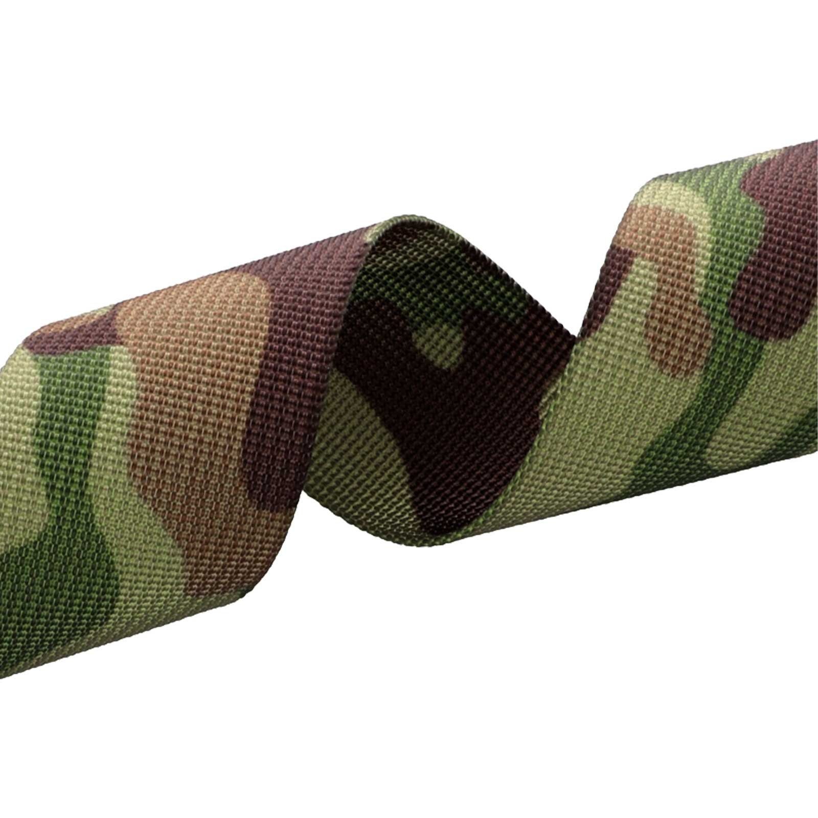 Gurtband Design Rollladengurt, Tarnmuster im 50m camouflage maDDma