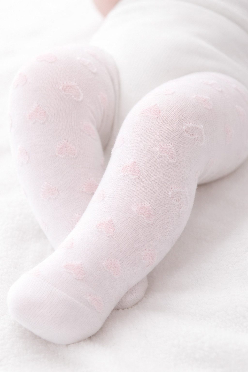 Strumpfhose Strumpfhose Weiße Strumpfhose für Baby und Kleinkinder festlich