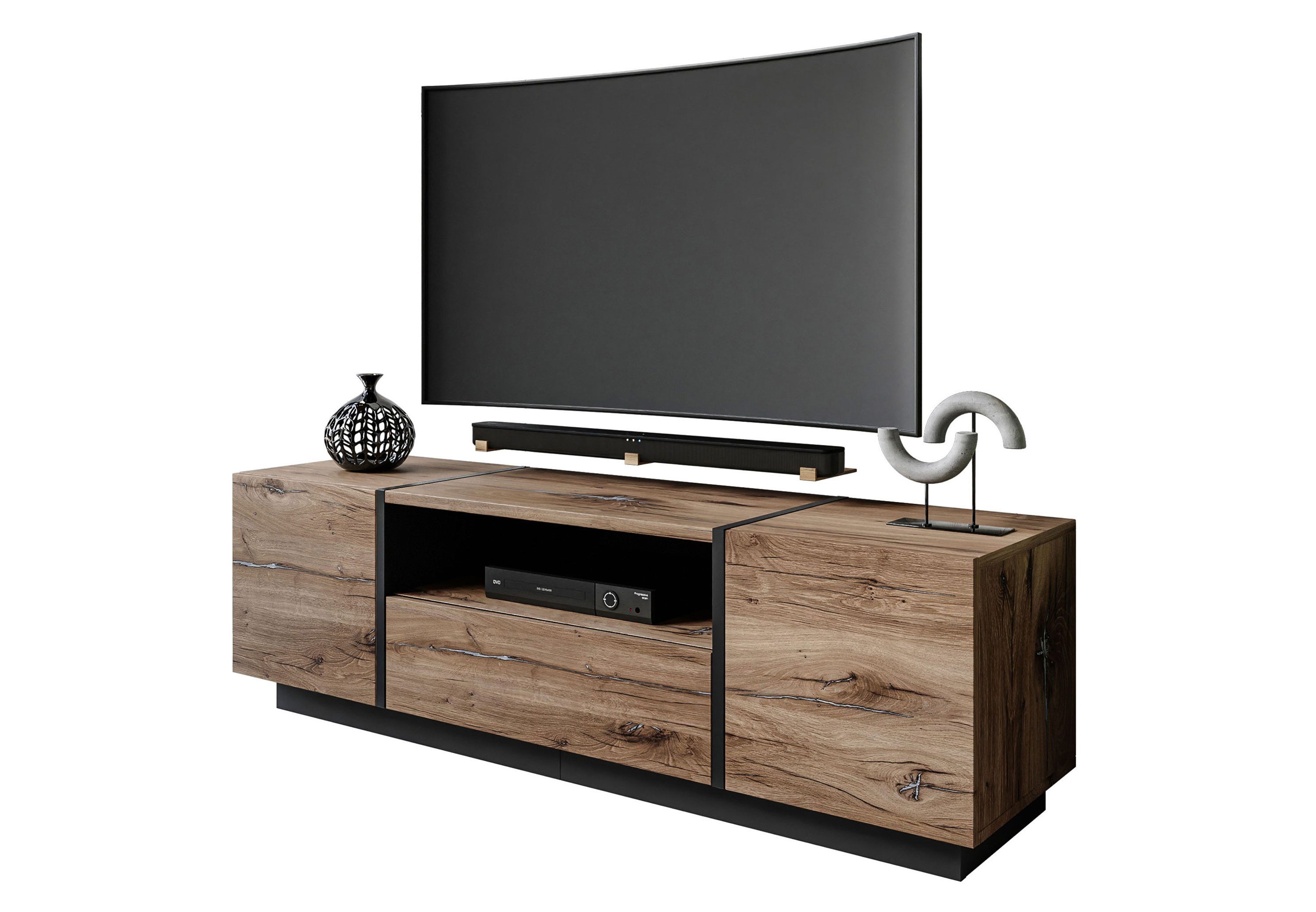 Lookway TV-Schrank ONYX LOFT auf Sockel