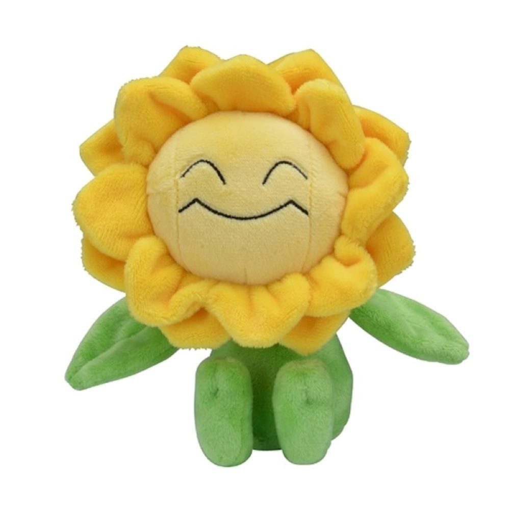 Plüschfigur Pokemon Sonnflora Kuscheltier - 13 cm Plüschtier Sunflora Original
