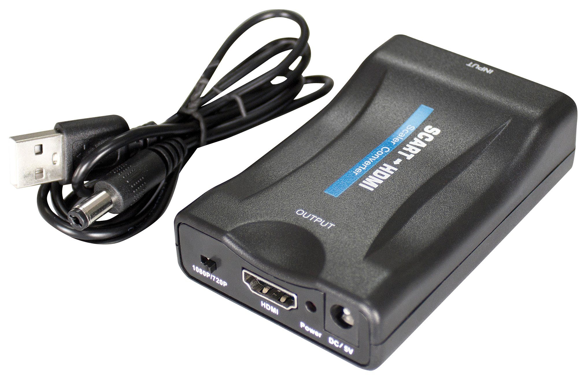 Maxtrack DVI-Switch, Konverter SCART zu HDMI 1080 p (60 Hz)