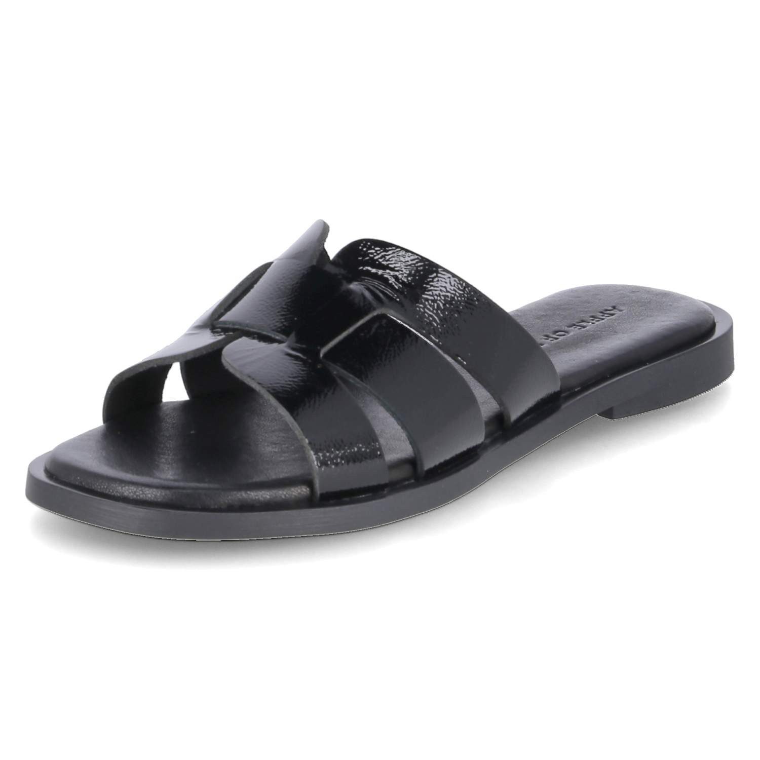 Apple of Eden Apple of Eden Alycia 1 black Damen Lackleder black Pantolette