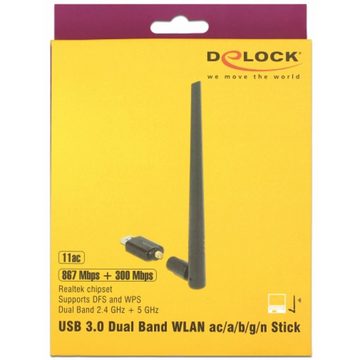 Delock USB 3.0 Dualband WLAN Stick Netzwerk-Adapter