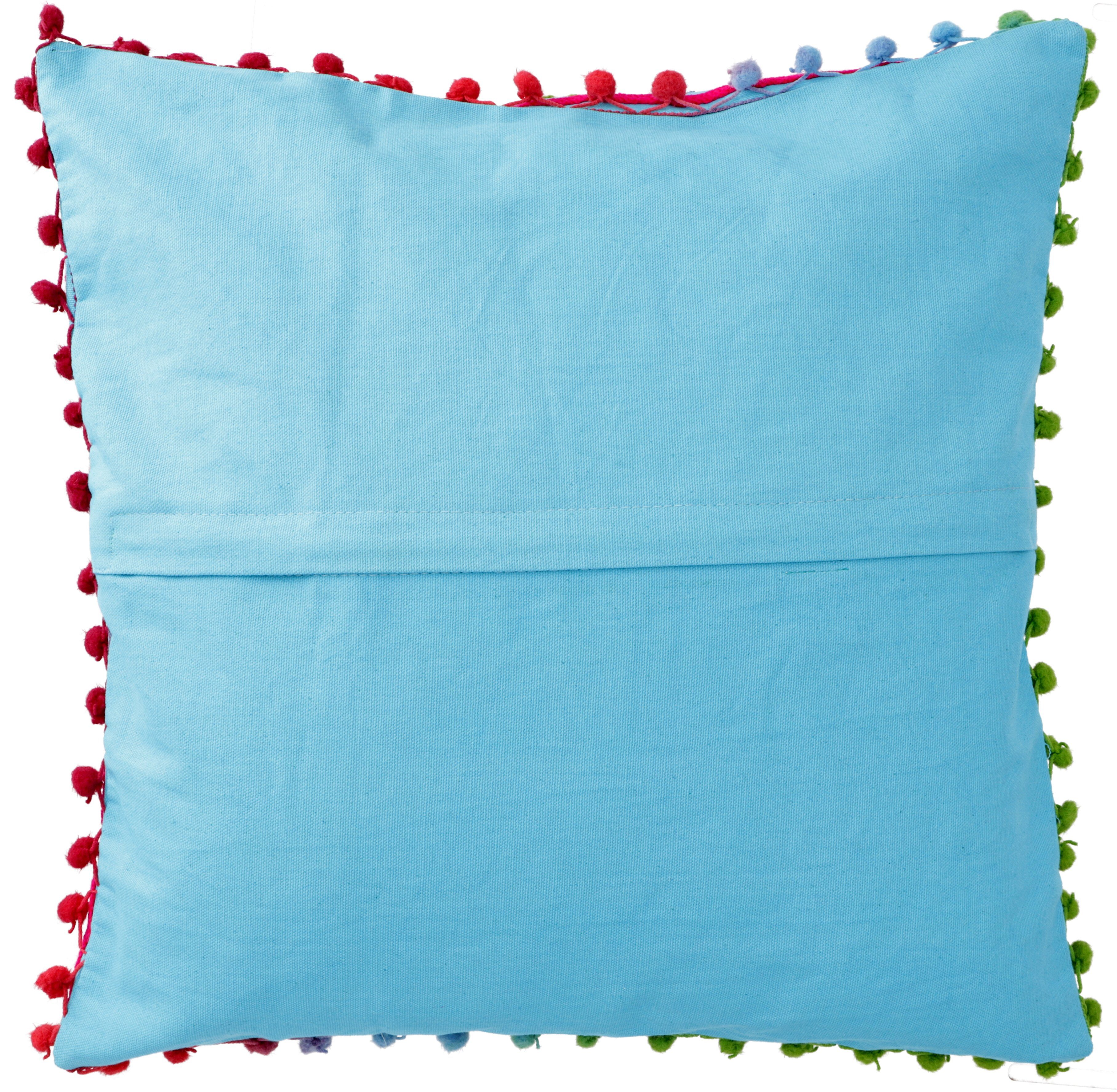 Guru-Shop Kissenbezüge Boho Kissenhülle, farbenfrohes besticktes.. günstig online kaufen