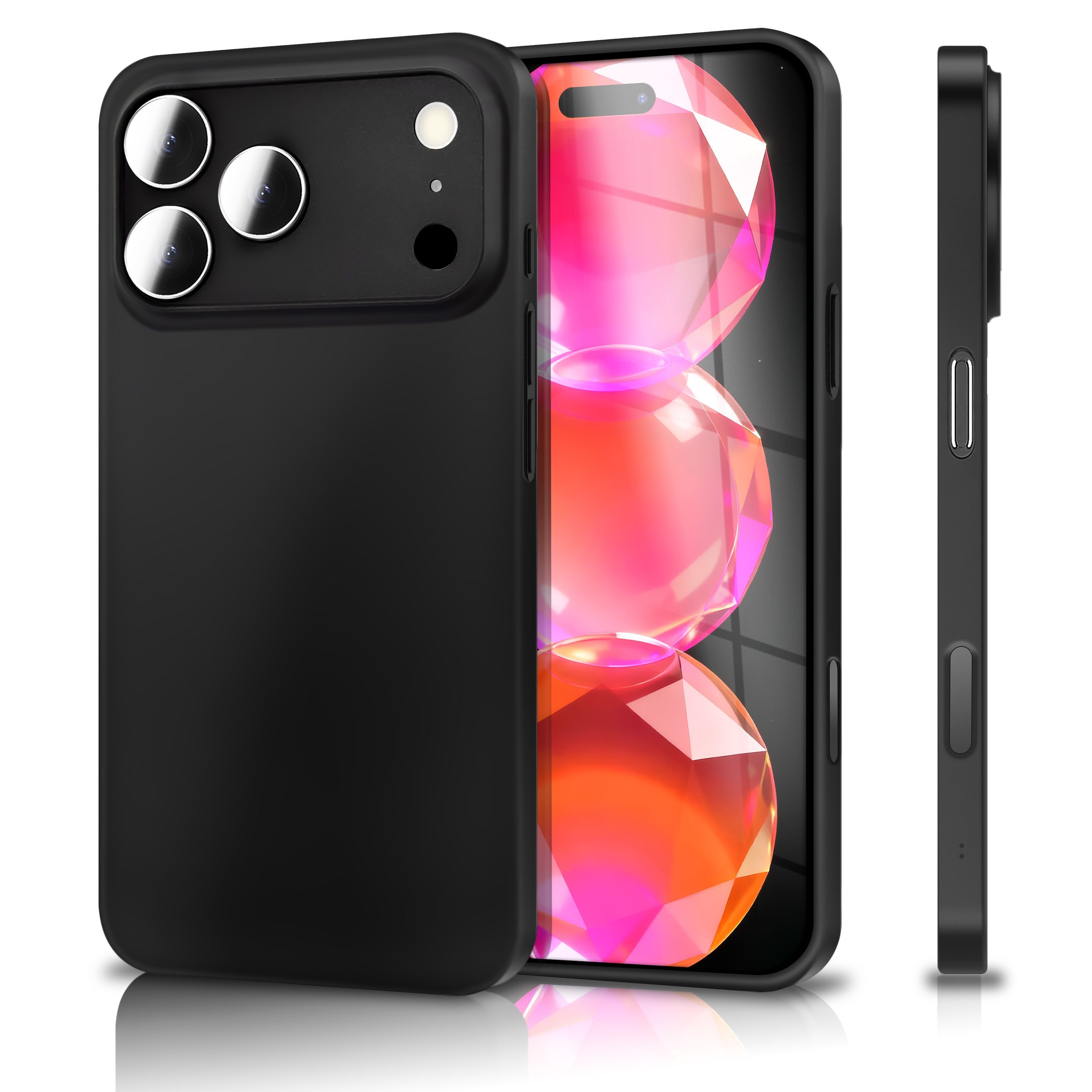 Nalia Smartphone-Hülle Apple iPhone 17 Pro 16 cm (6,3 Zoll), Extrem Dünn 0,3mm / Ultra Leicht / Mattes Finish / Anti-Fingerprint