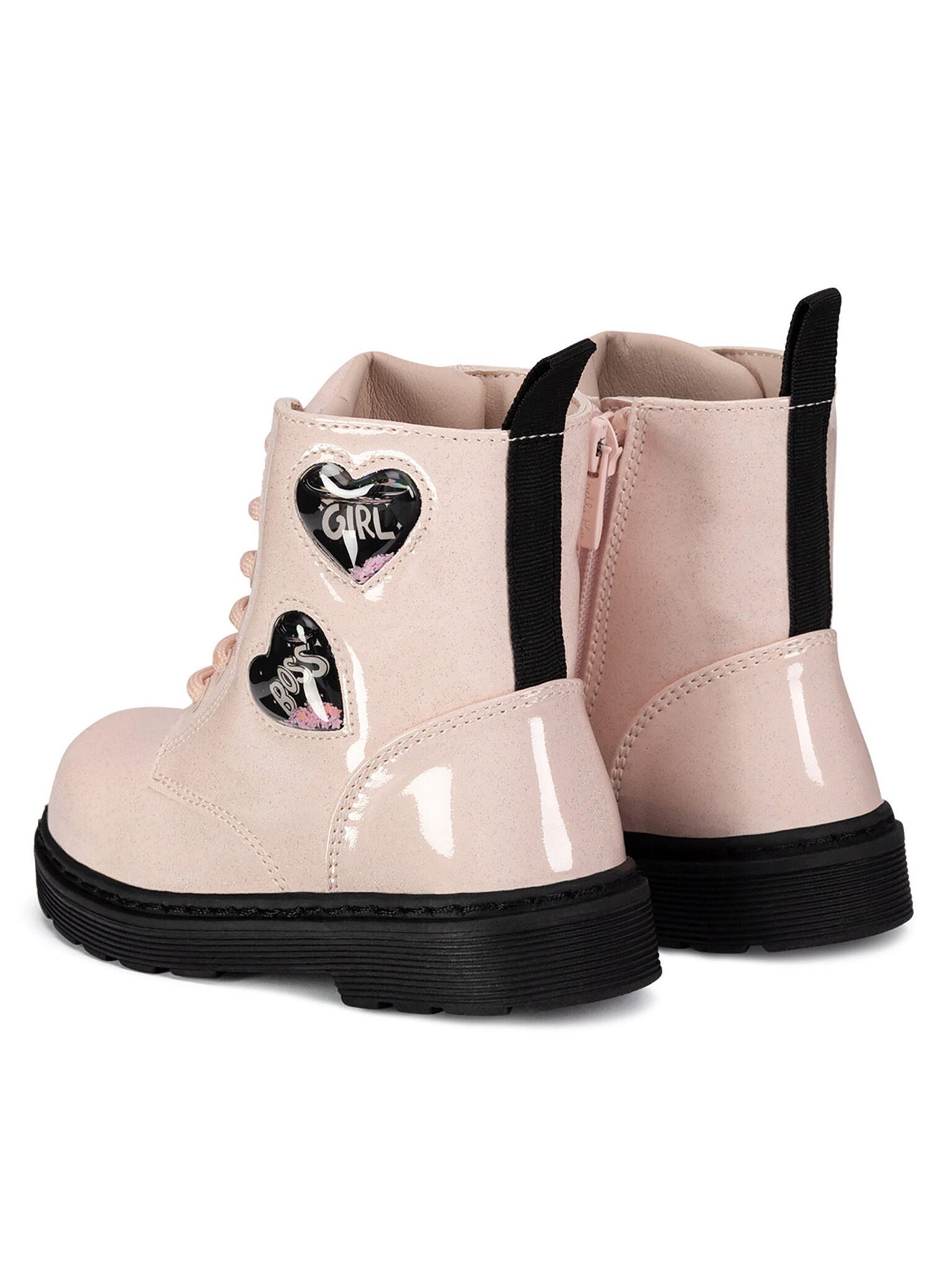 nelli blu Nelli Blu Schnürschuhe Mädchen CM231212-1 Rosa Schnürschuh