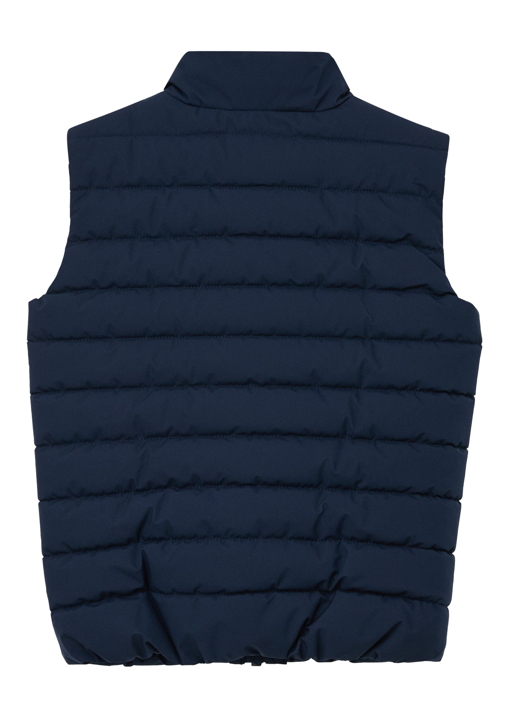 s.Oliver Outdoorjacke Outdoor-Weste Leicht wattierte Weste mit Stehkragen