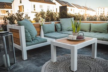 Holzbegehrt Gartenlounge-Set Familienzeit, Modernes Design und Hochwertige Qualität aus Massivholz