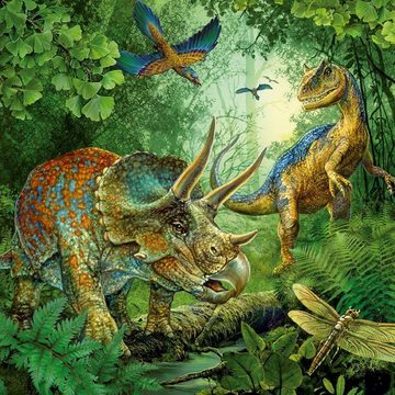Ravensburger Puzzle Faszination Dinosaurier. Puzzle 3 X 49 Teile, 49 Puzzleteile
