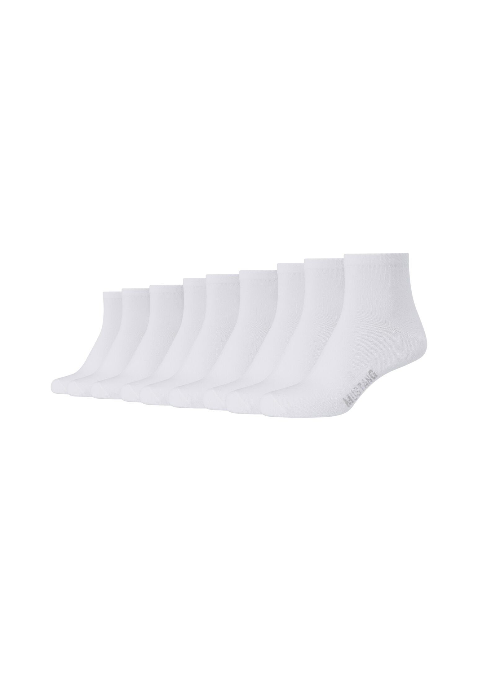 MUSTANG Kurzsocken Kurzsocken 9er Pack white