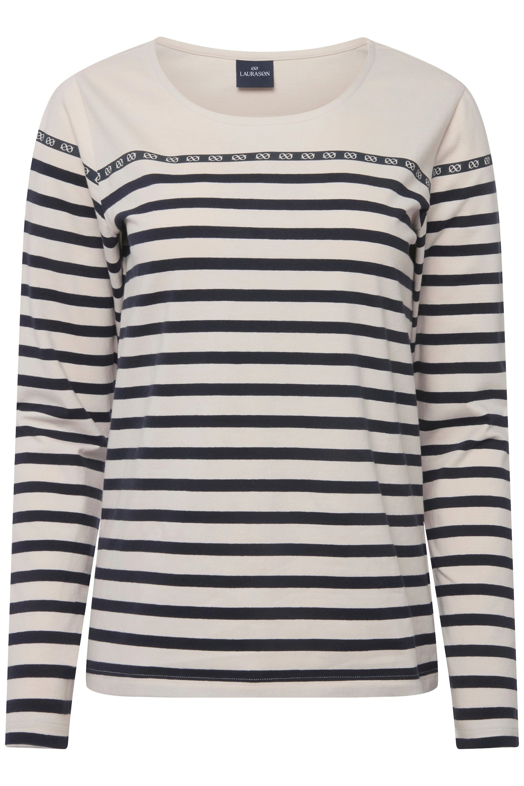 Laurasøn T-Shirt Ringelshirt Regular Fit Rundhals günstig online kaufen