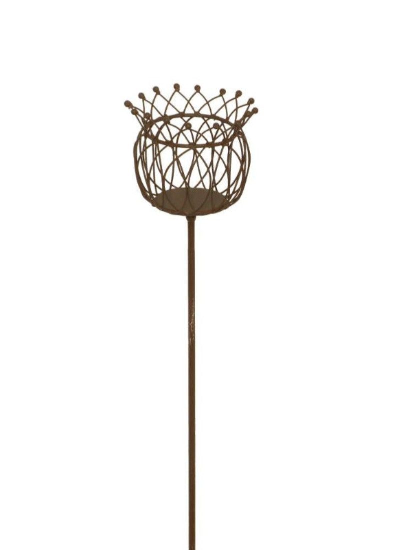 finehomegarden Gartenstecker Korb am Stab Pflanzkorb günstig online kaufen