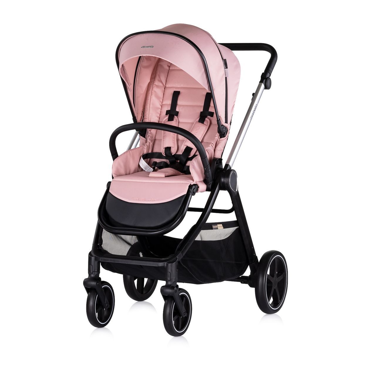 Chipolino Kombi-Kinderwagen Kombikinderwagen 3in1 Marbella, Fußabdeckung Einlage i-Size Babyschale