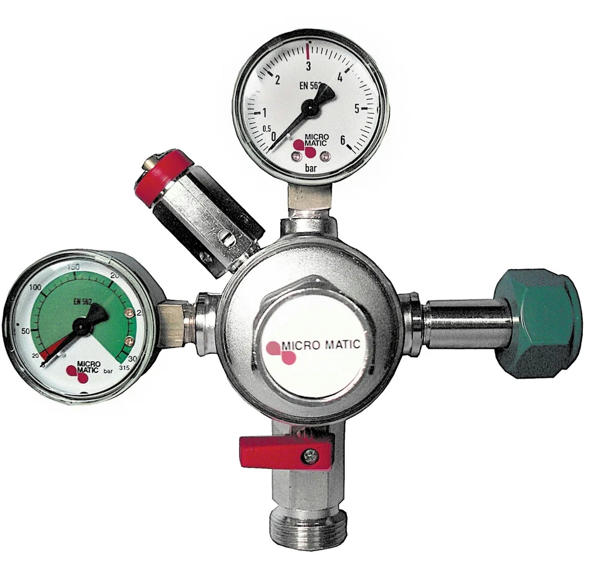 ich-zapfe Bierzapfanlage Druckminderer Co2 Micro-Matic - Bier Zapfanlage