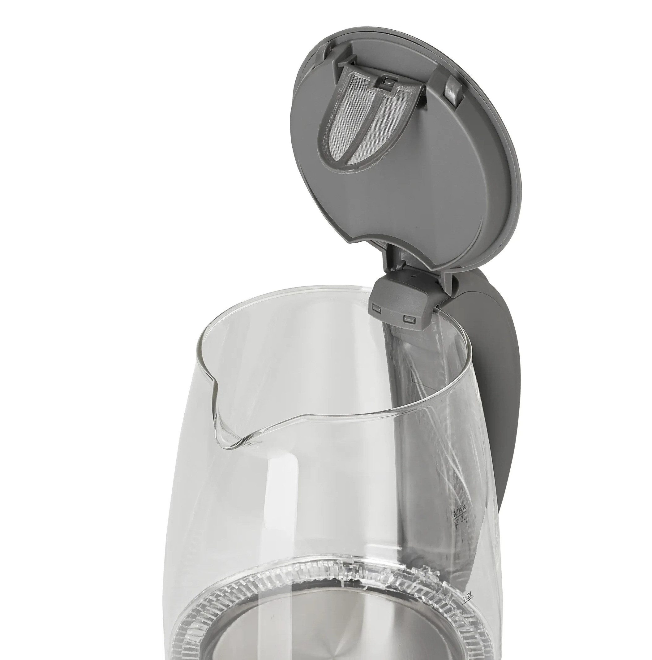Adler Wasserkocher Wasserkocher 2,0 L - 2200 W, LED, Glasgehäuse, 360° drehbar, AD 1286, 2.0 l, 2200 W