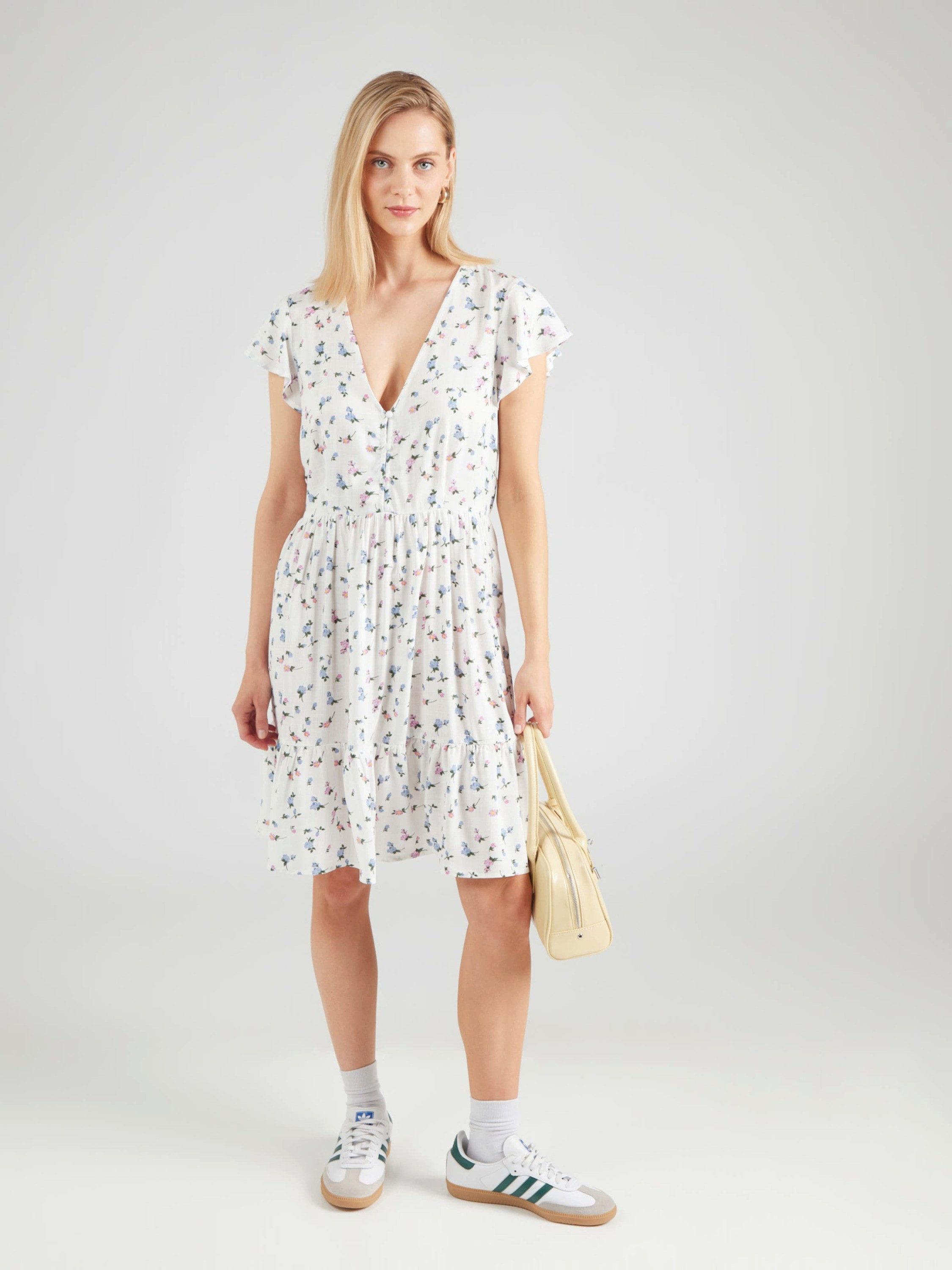 ONLY Sommerkleid ONLLiva (1-tlg) Drapiert/gerafft