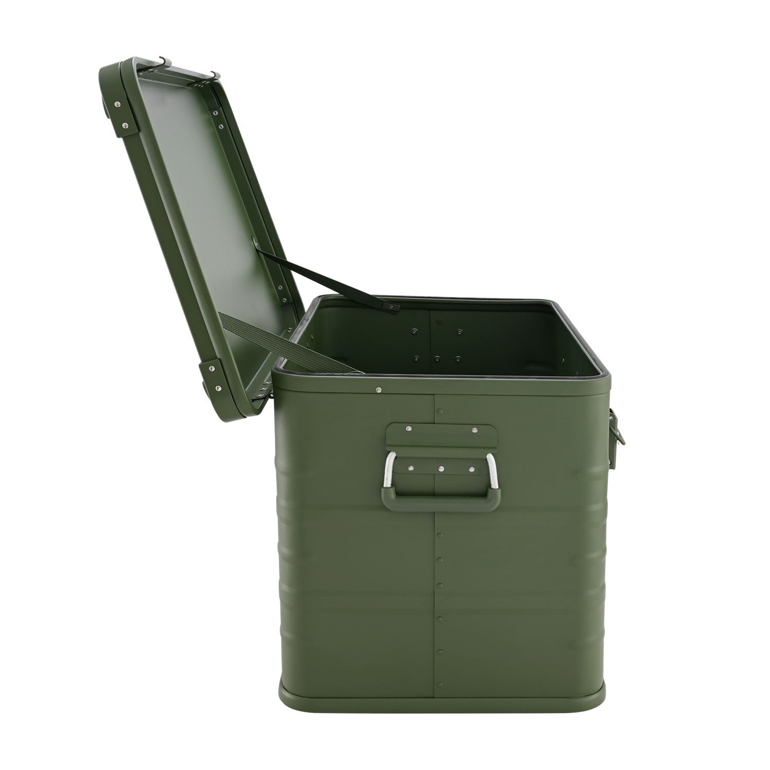 ALUBOX Aufbewahrungsbox Premium Lagerbox E78 Liter (stapelbar mit der E39), abschließbar - leicht und formbeständig - stapelbar