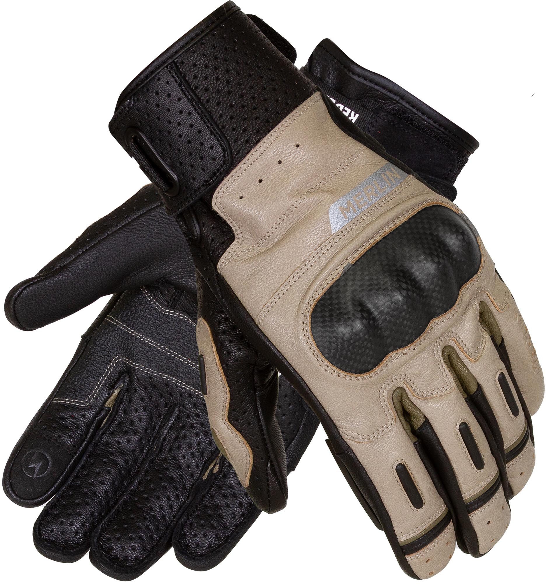 Merlin Motorradhandschuhe Overland Air D3O Motorrad Handschuhe perforiert