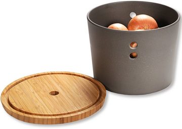 KESPER for kitchen & home Vorratsdose, Bambus, Kunststoff, (1-tlg), Ø 19 cm