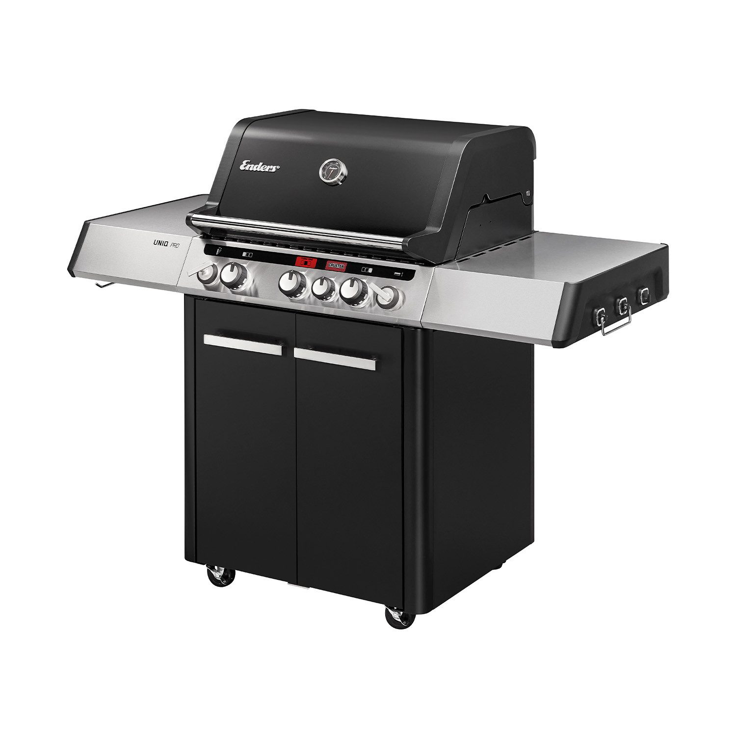 Gasgrill Uniq Pro 3 I Cruster Gas Grill-Gasgrill 3 Brenner Infrarot, Gussrost