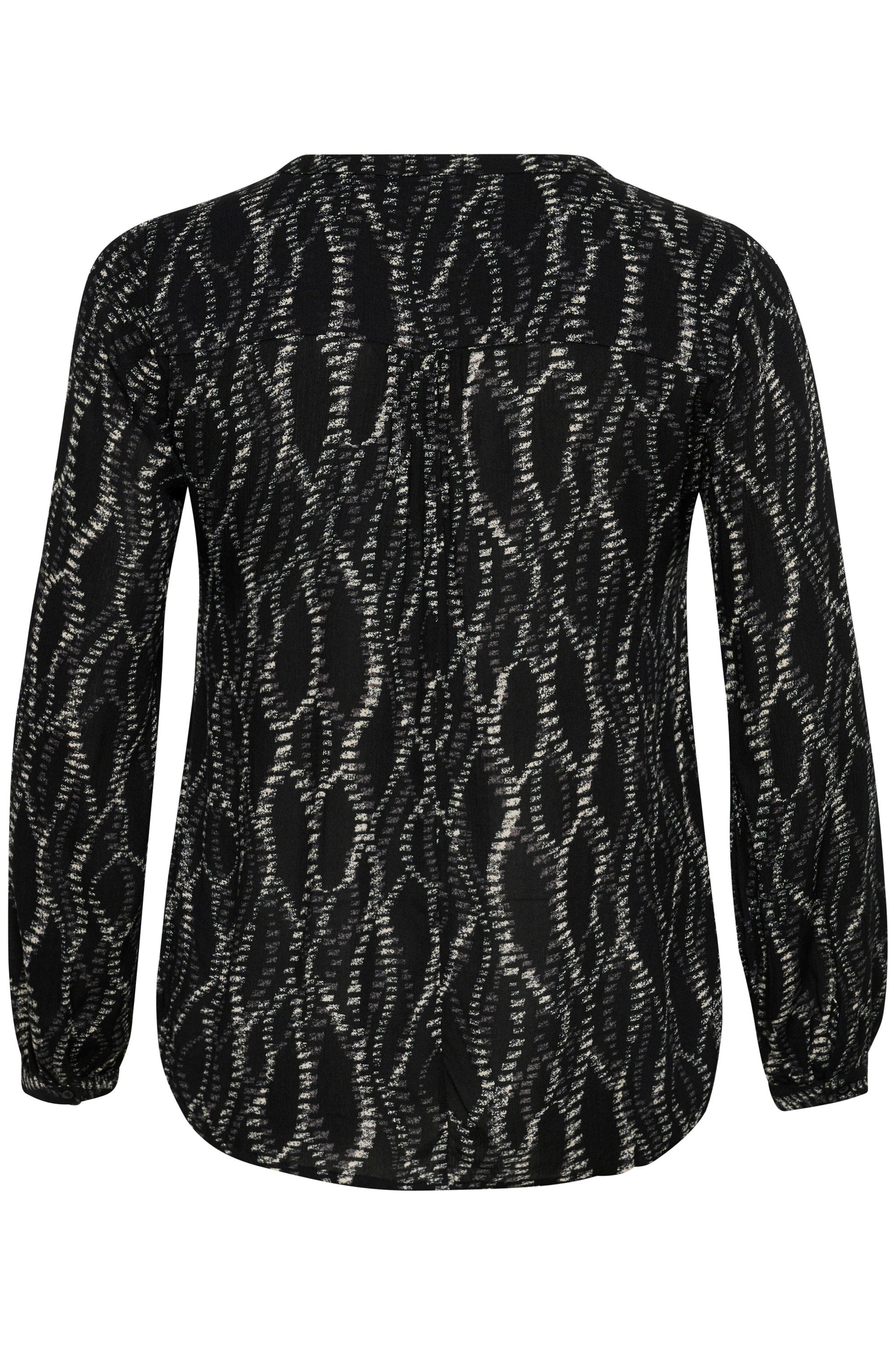 KAFFE Curve Langarmbluse Langarm-Bluse KCami Große günstig online kaufen