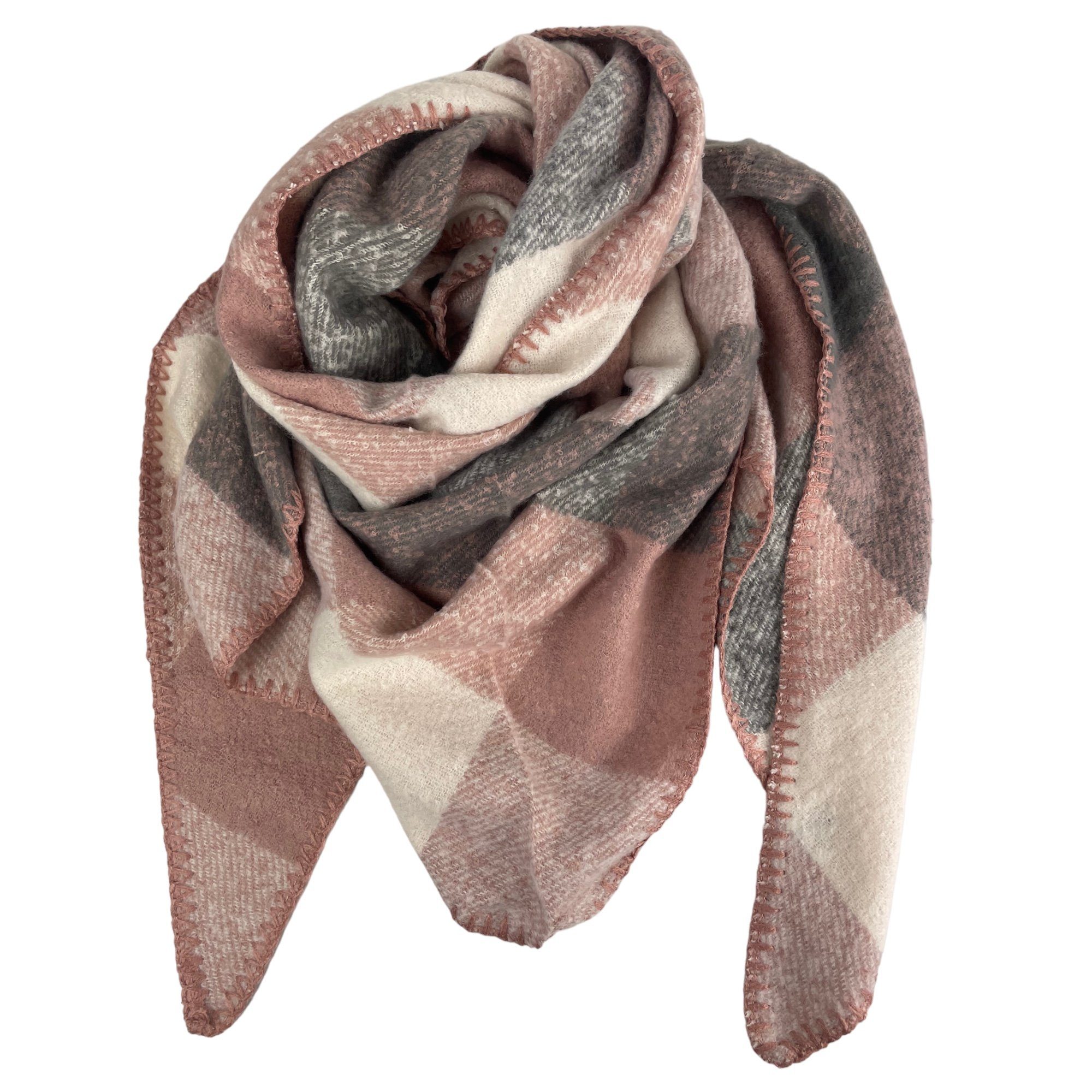 Taschen4life Schal großer Dreiecksschal kariert SW170, modische Tücher & Sc günstig online kaufen