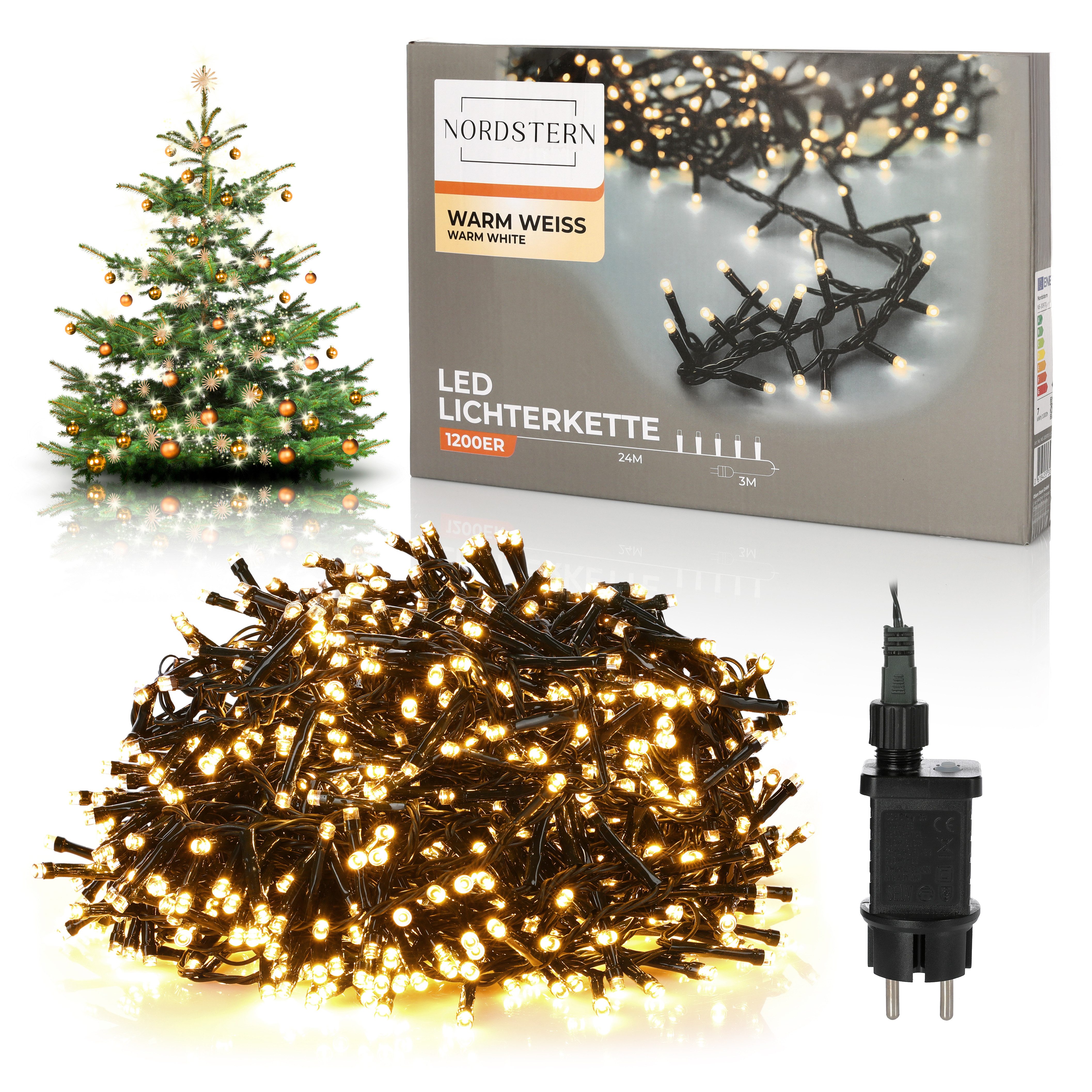 Nordstern LED-Lichterkette WarmWeiß von 24 bis 1.200 LED Weihnachtsdeko für günstig online kaufen