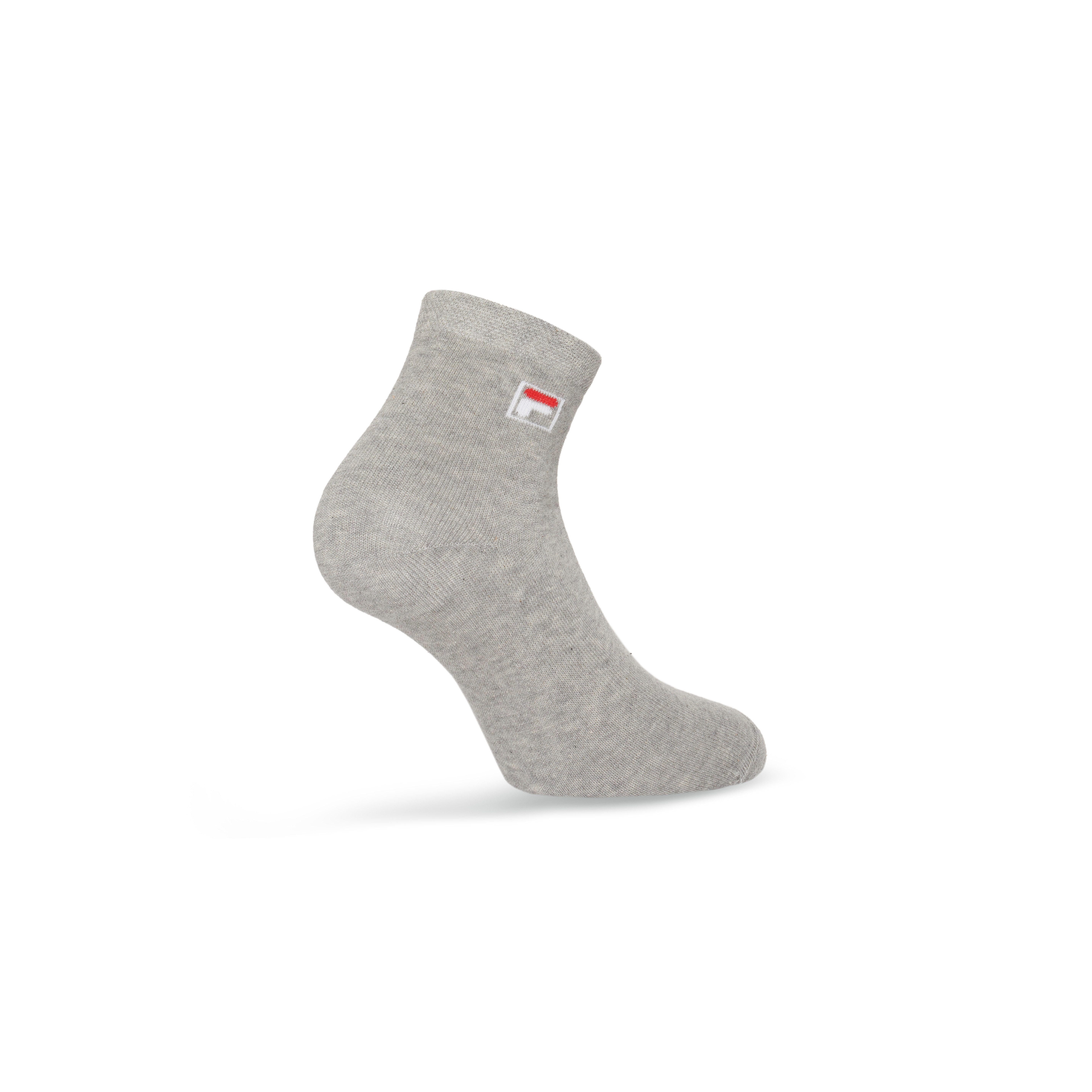 Fila Kurzsocken UNISEX QUARTER PLAIN SOCKS (6 Paar) mit Logo-Schriftzug – Bild 5 von 5