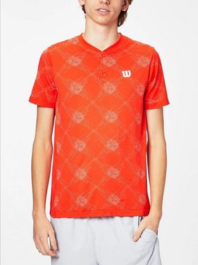 Wilson Kurzarmshirt PWR SMLS HENLEY III Fiesta/Wh