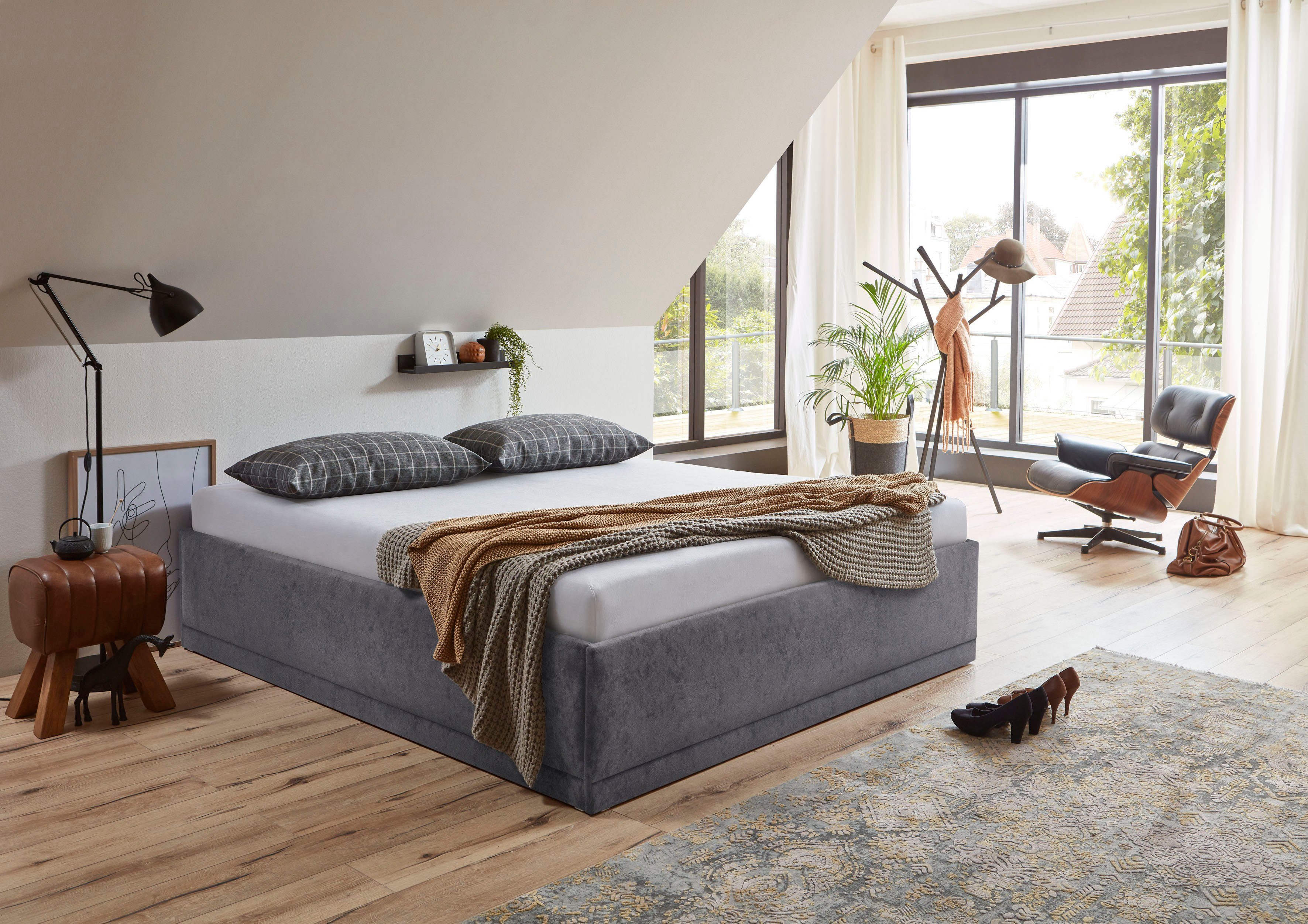 Westfalia Schlafkomfort Polsterbett "Texel" Standardhöhe mit Zierkissen, Be günstig online kaufen