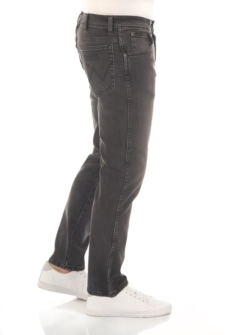 Wrangler Straight-Jeans Herren Jeanshose Texas Stretch Regular Fit Denim Hose mit Stretch – Bild 3 von 5